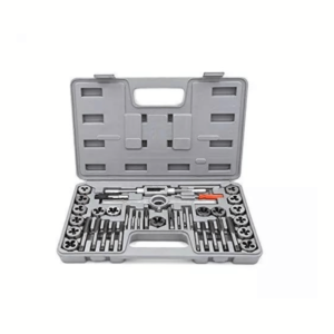 Krost M3 To M12 Set Of Threading Wrench Tap And Round Die With Storage Case, 40 Piece, Silver