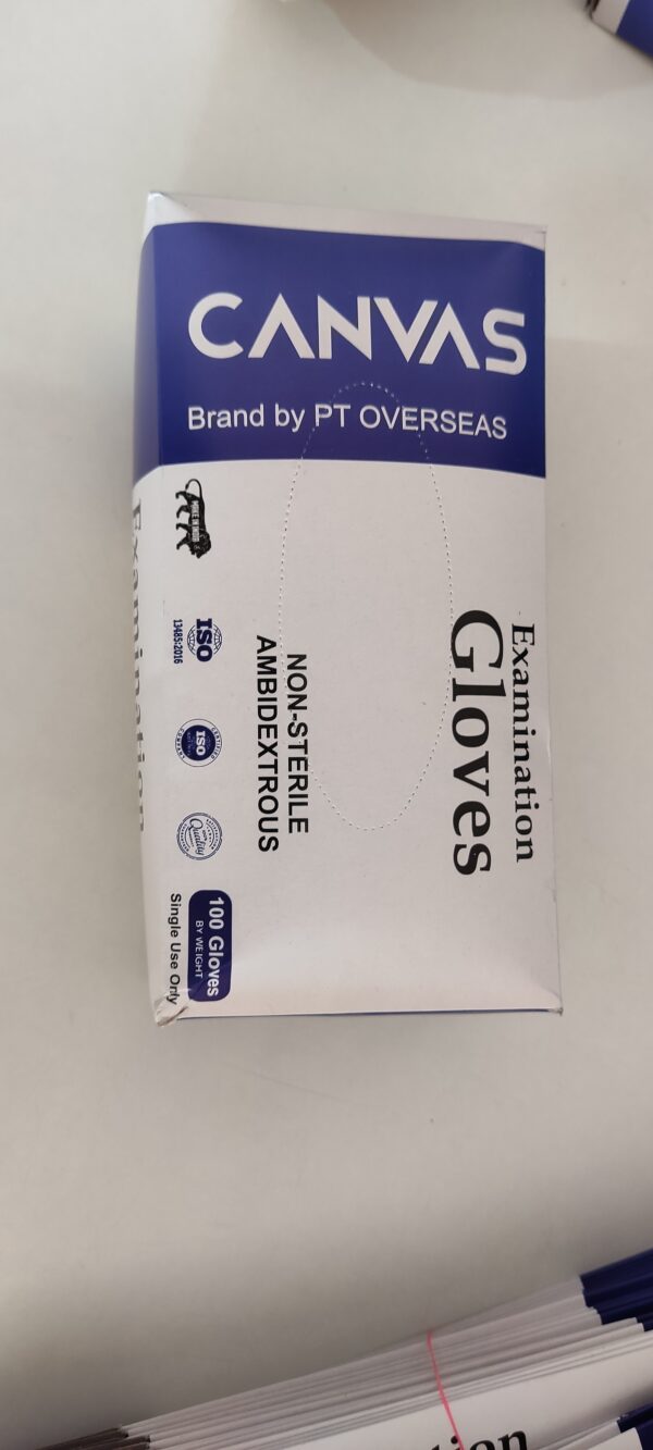 Nitrile Examination Gloves Powder free 9 inch long - Image 3