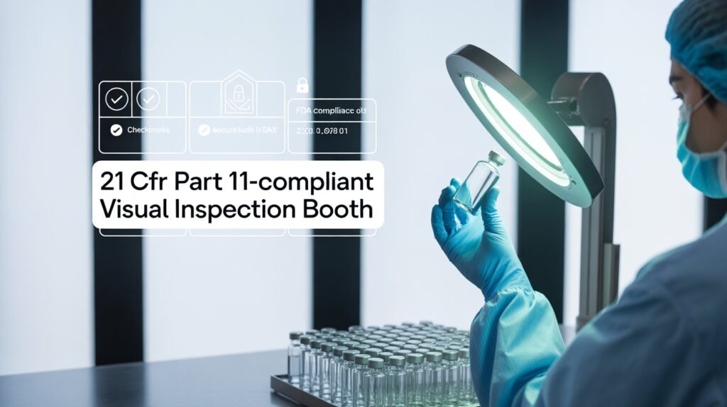 21 CFR Part 11-Compliant Visual Inspection Booth