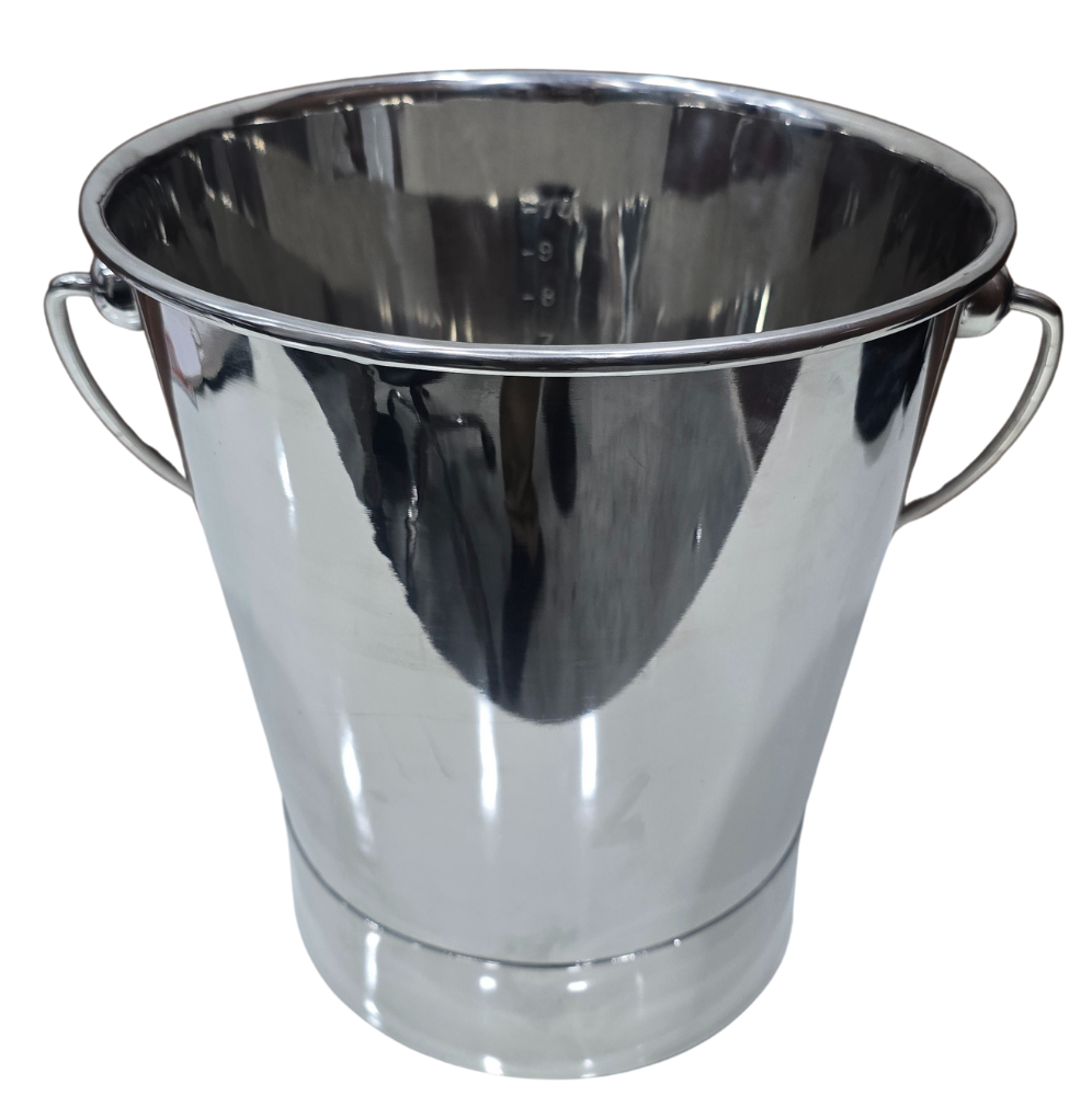 SS 316 Bucket (with handle) – Use : for glassware washing (10 Ltr) - Image 2