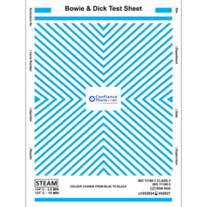 Bowie-Dick Test Sheet A4 Size
