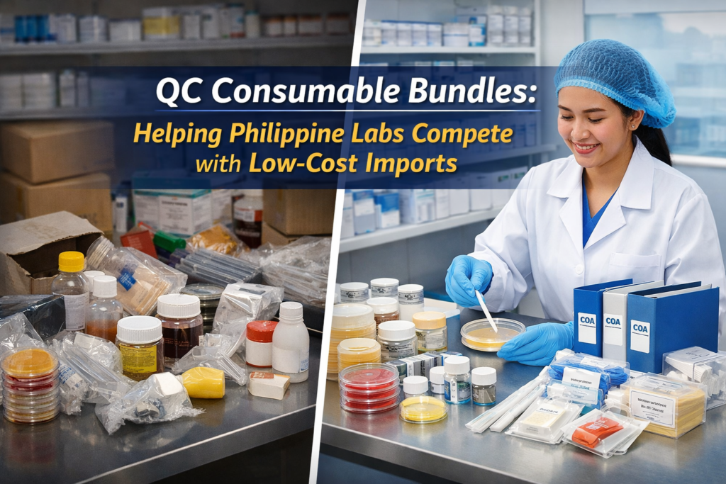 QC Consumable Bundles: Helping Philippine Labs Compete with Low-Cost Imports