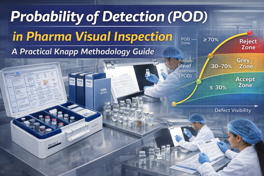 Probability of Detection (POD) in Pharma Visual Inspection: A Practical Knapp Methodology Guide
