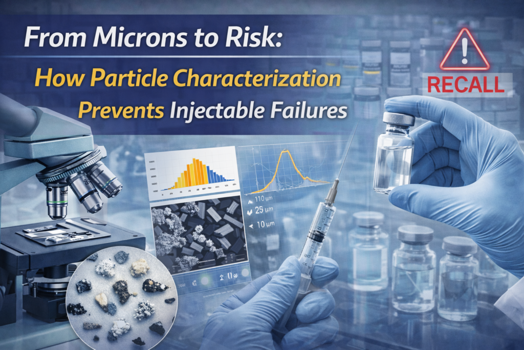From Microns to Risk: How Particle Characterization Prevents Injectable Failures