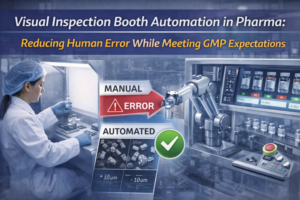 Visual Inspection Booth Automation in Pharma: Reducing Human Error While Meeting GMP Expectations