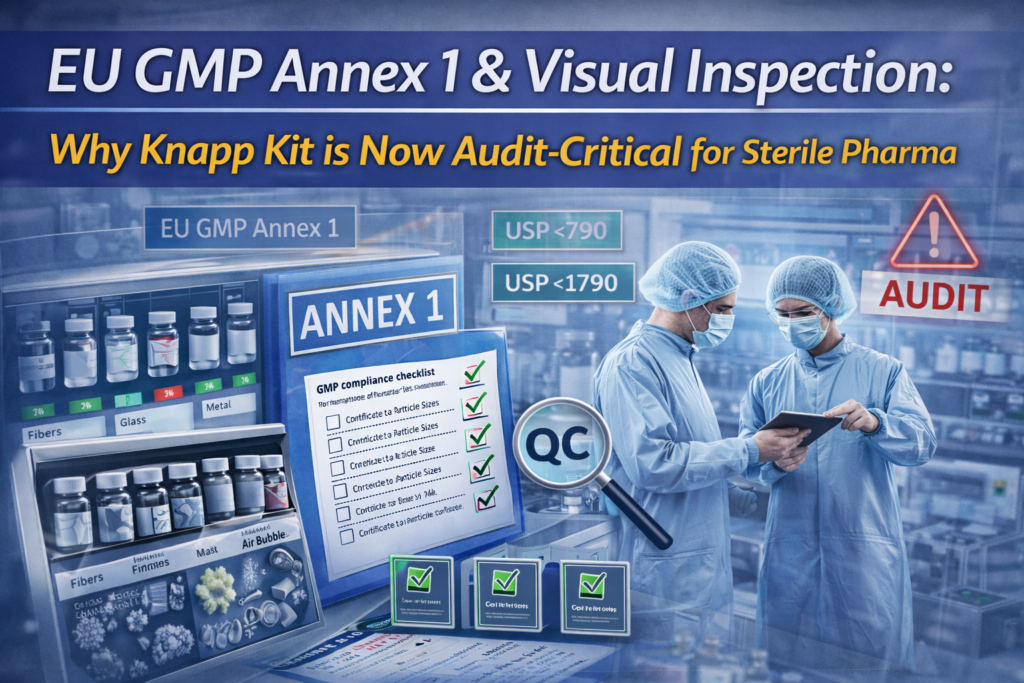 EU GMP Annex 1 & Visual Inspection: Why Knapp Kit is Now Audit-Critical for Sterile Pharma Compliance