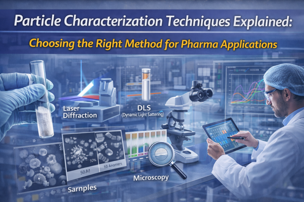 Particle Characterization Techniques Explained: Choosing the Right Method for Pharma Applications