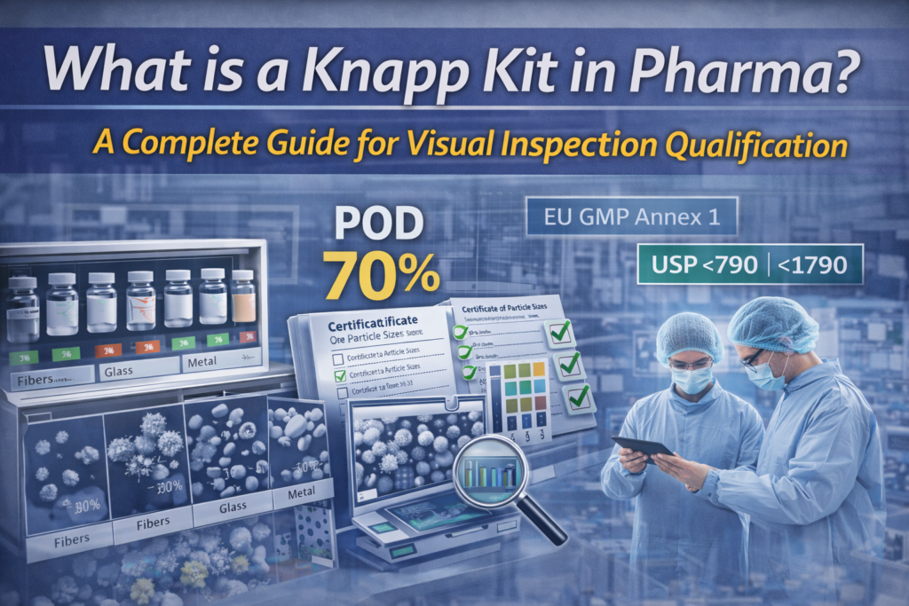 What is a Knapp Kit in Pharma? A Complete Guide for Visual Inspection Qualification & GMP Compliance