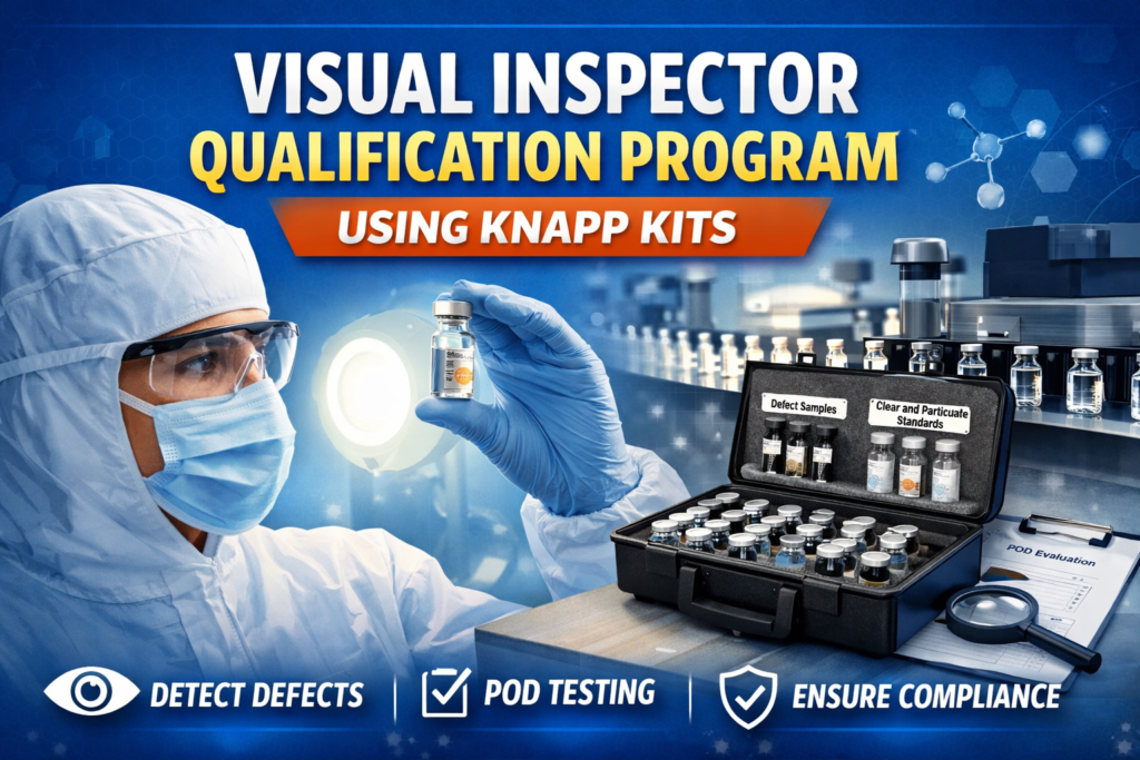 Visual Inspector Qualification Program Using Knapp Kits: A Complete Pharma Guide