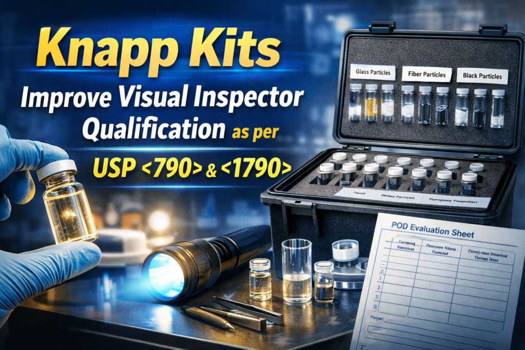 Knapp Kits for Visual Inspection: How They Improve Visual Inspector Qualification as per USP <790> & <1790>