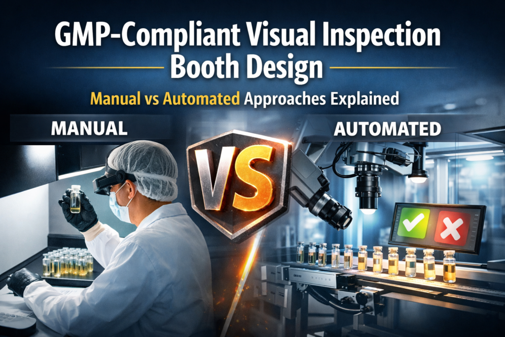 GMP-Compliant Visual Inspection Booth Design: Manual vs Automated Approaches Explained