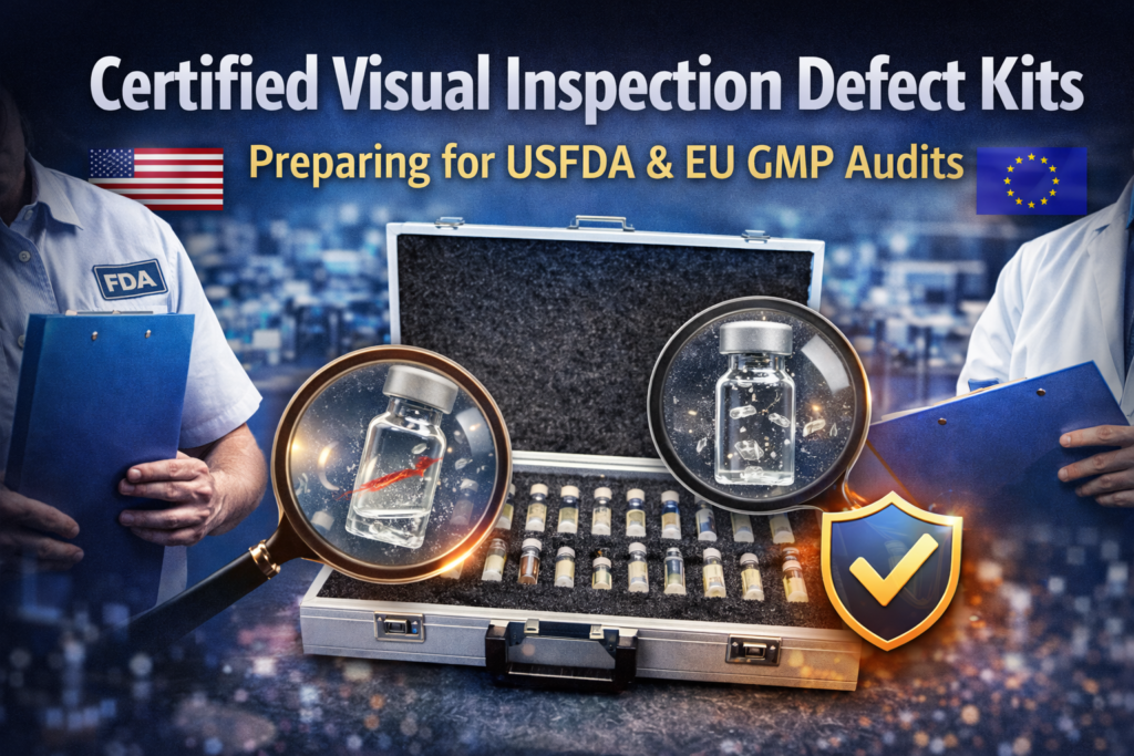 Certified Visual Inspection Defect Kits for USFDA & EU GMP Audits: Complete Guide for Pharma Compliance