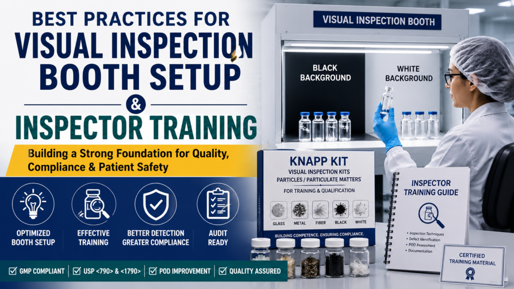 Best Practices for Visual Inspection Booth Setup & Inspector Training in Pharma