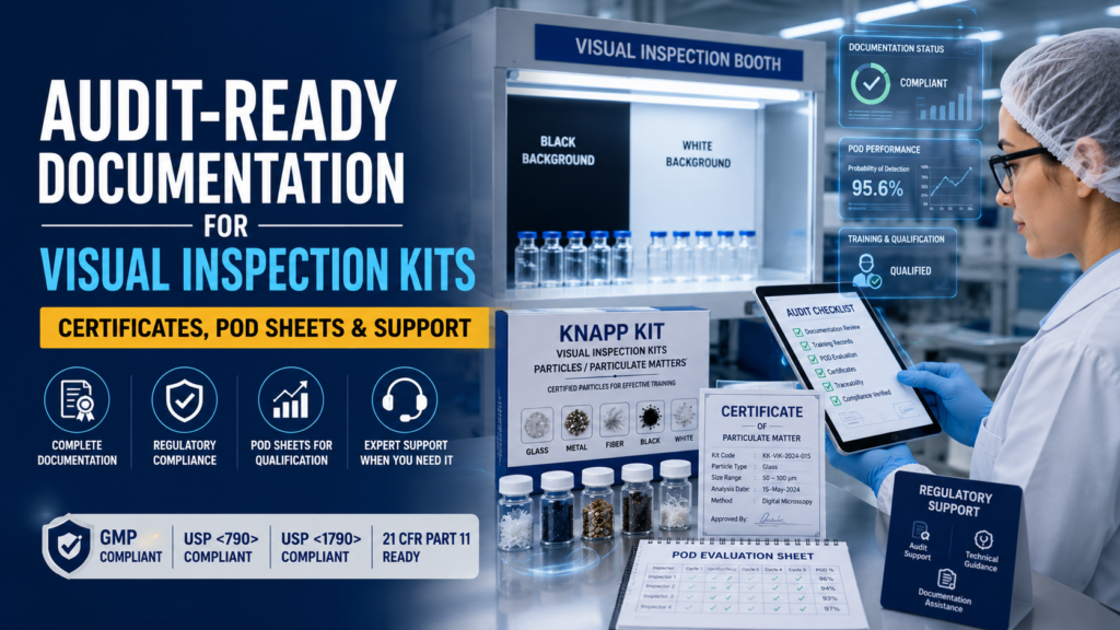 Audit-Ready Documentation for Visual Inspection Kits: Certificates, POD Sheets & Regulatory Support