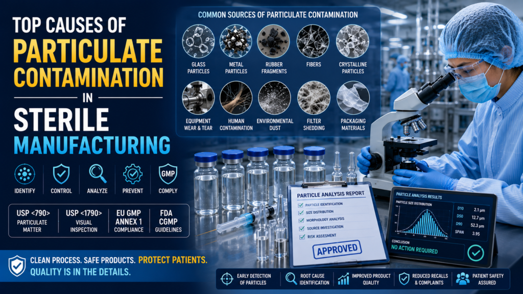 Top Causes of Particulate Contamination in Sterile Manufacturing & How to Prevent Them