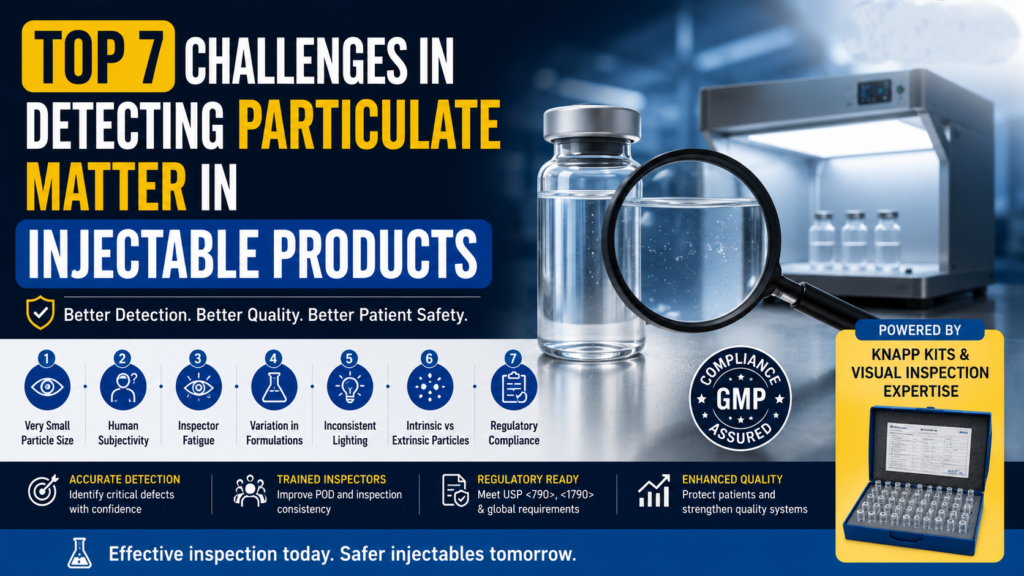 Top 7 Challenges in Detecting Particulate Matter in Injectable Products and How to Overcome Them