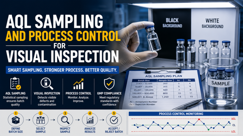 AQL Sampling and Process Control for Visual Inspection: A Complete Guide to Pharmaceutical Quality Assurance