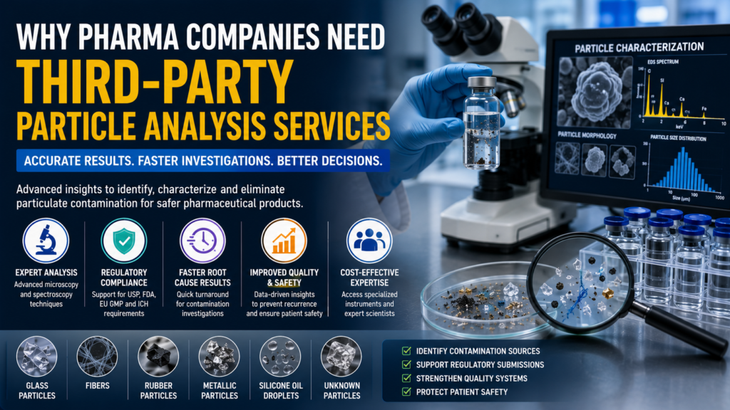 Why Pharma Companies Need Third-Party Particle Analysis Services for Better Quality, Compliance, and Product Safety
