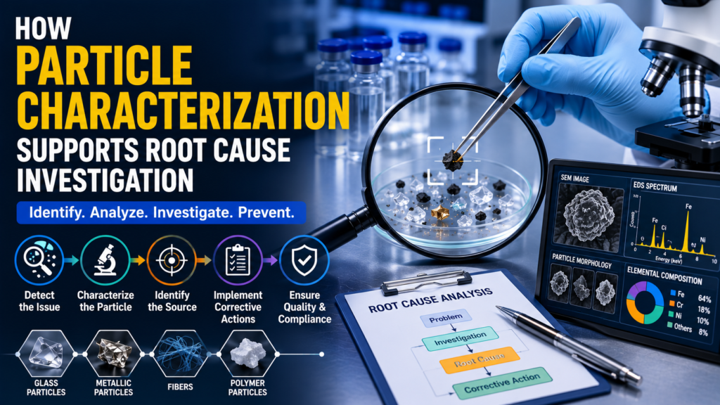 How Particle Characterization Supports Root Cause Investigation in Pharmaceutical Manufacturing