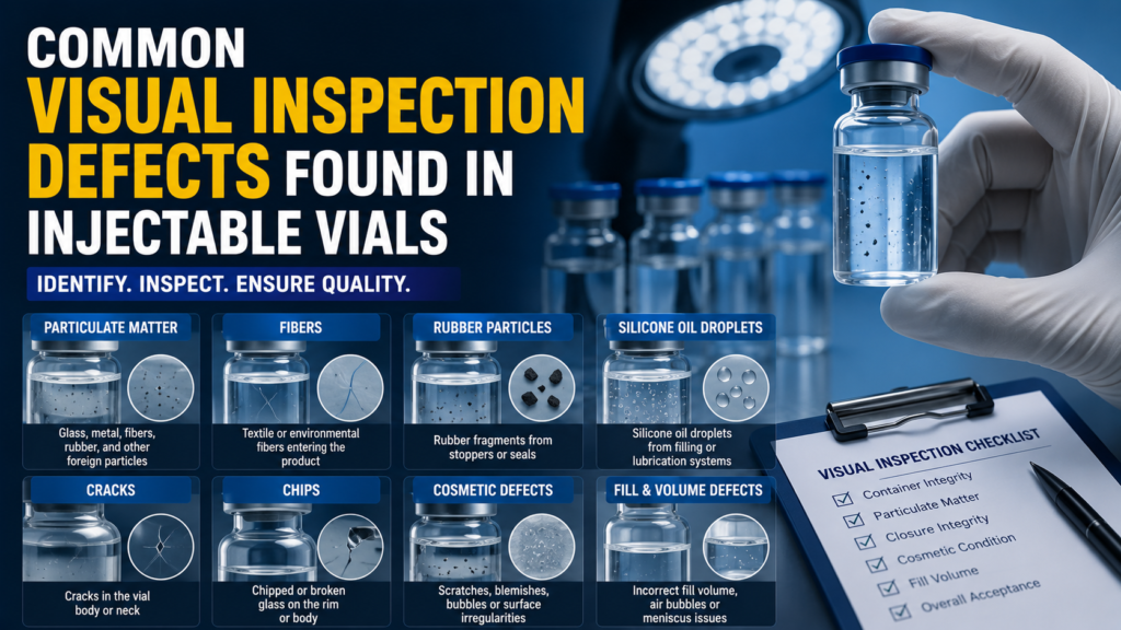 Common Visual Inspection Defects Found in Injectable Vials: A Complete Guide for Pharmaceutical Quality Assurance
