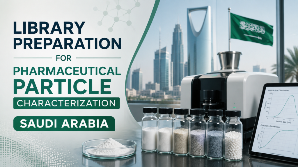 Ensuring Excellence in Library Preparation for Pharmaceutical Particle Characterization: A Practical Guide for Saudi Pharma Companies