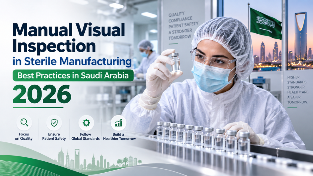Manual Visual Inspection in Sterile Manufacturing: Best Practices in Saudi Arabia 2026