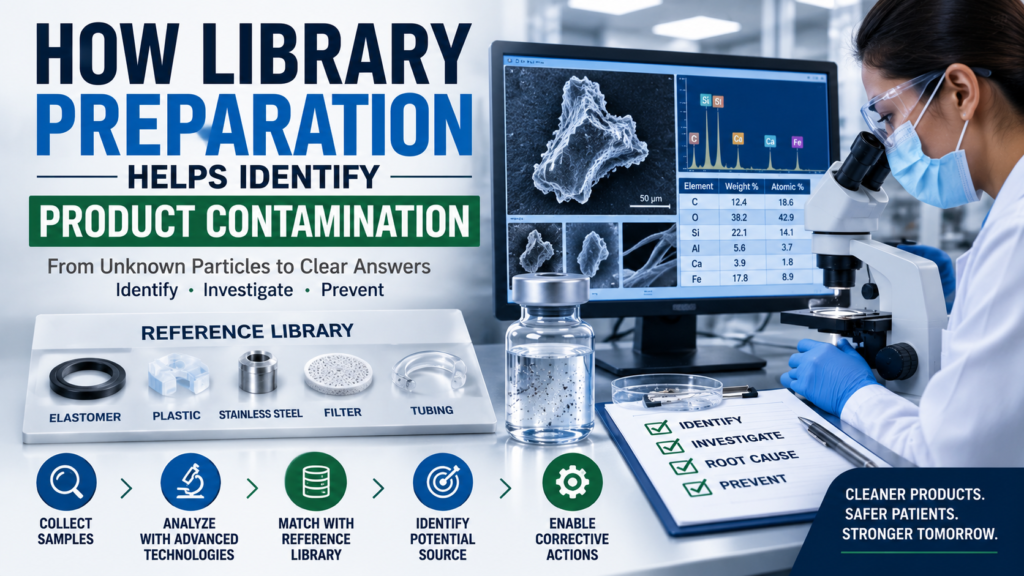 Particle characterization analysis: Ultimate guide to how library preparation helps identify product contamination