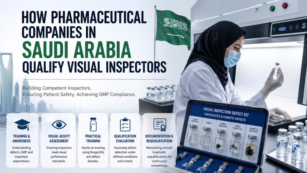 How Pharmaceutical Companies in Saudi Arabia Qualify Visual Inspectors Using Knapp Kits