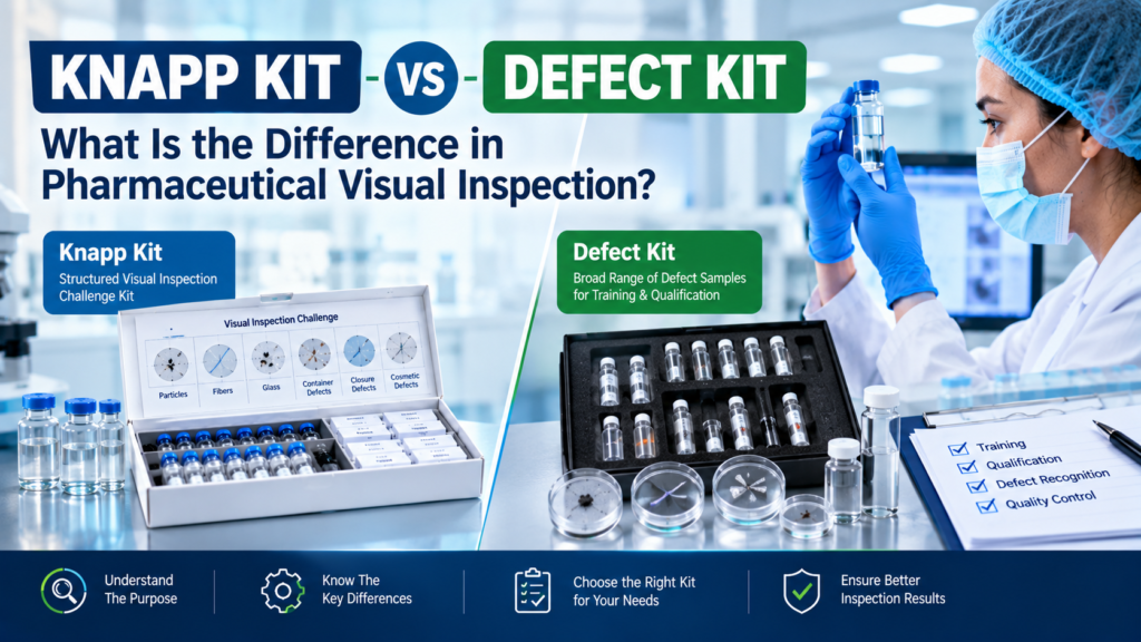 Knapp Kit vs Defect Kit: What Is the Difference in Pharmaceutical Visual Inspection?