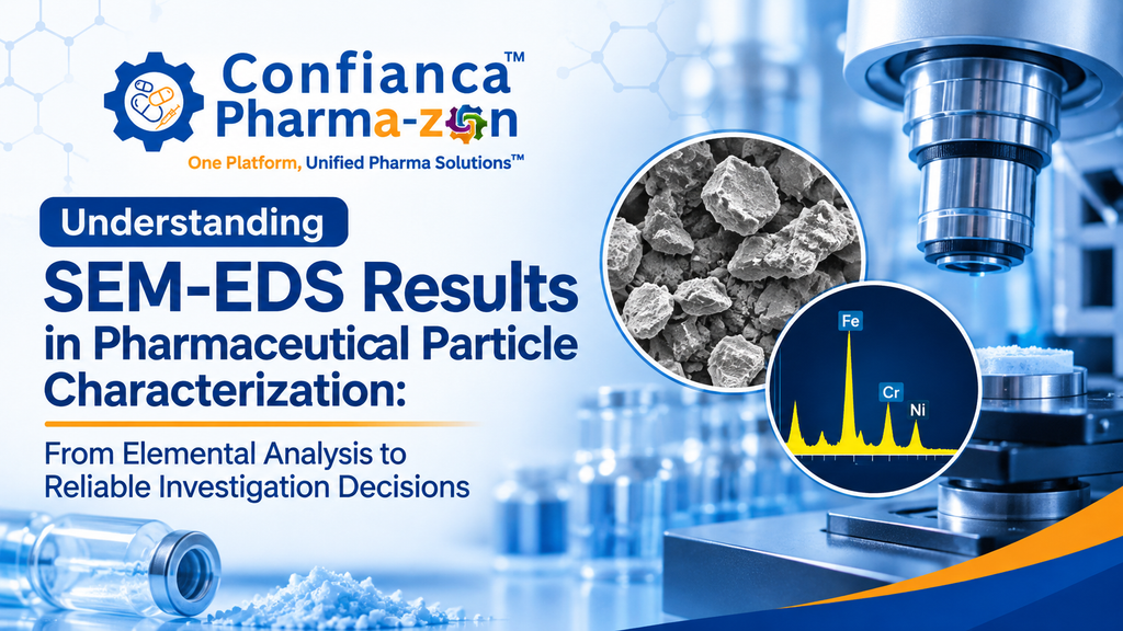 Understanding SEM-EDS Results in Pharmaceutical Particle Characterization: From Elemental Analysis to Reliable Investigation Decisions