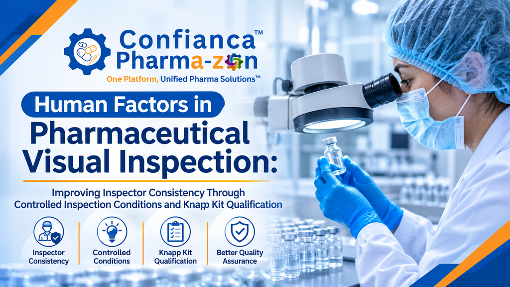 Human Factors in Pharmaceutical Visual Inspection: Improving Inspector Consistency Through Controlled Inspection Conditions and Knapp Kit Qualification