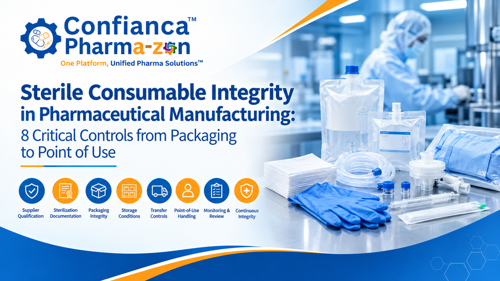 Sterile Consumable Integrity in Pharmaceutical Manufacturing: 8 Critical Controls from Packaging to Point of Use